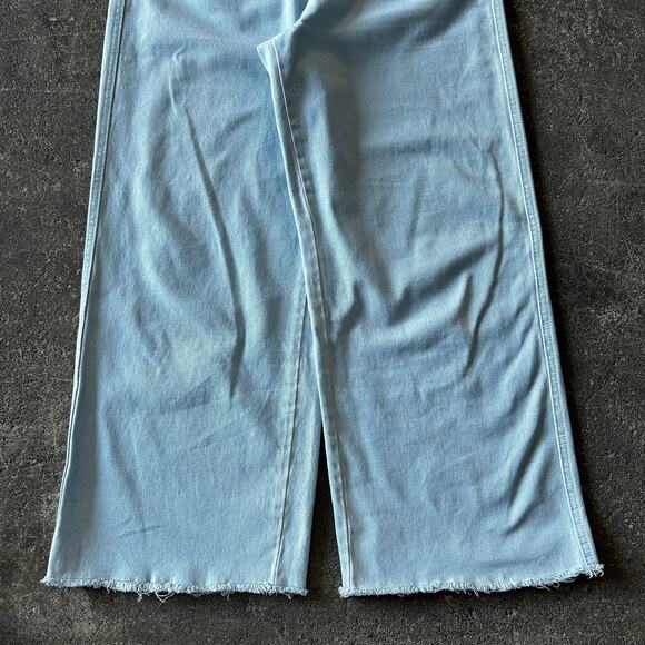 Levi's Heritage Wide Leg Jeans Womens 30 Blue Pants Light Cropped High Rise - Picture 3 of 9